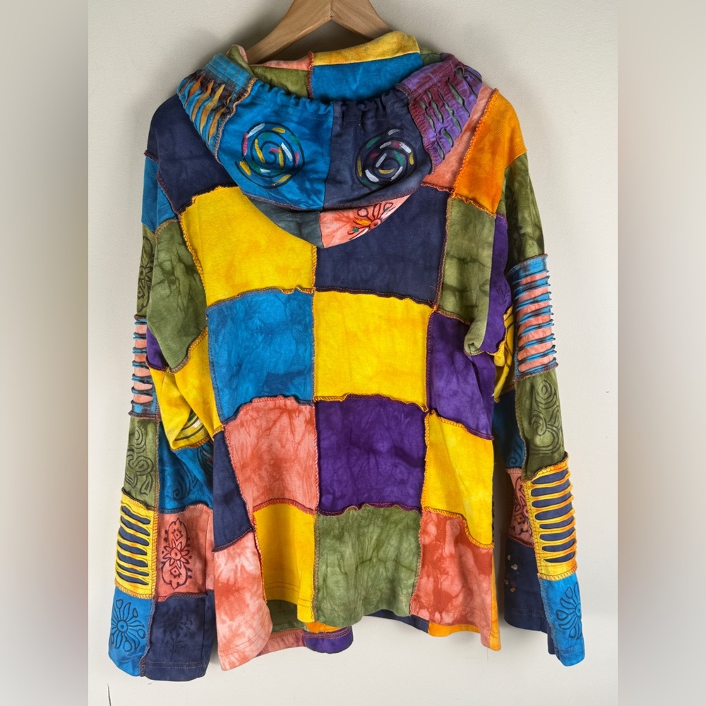 Rising International Multicolor Patchwork Jacket - image 7